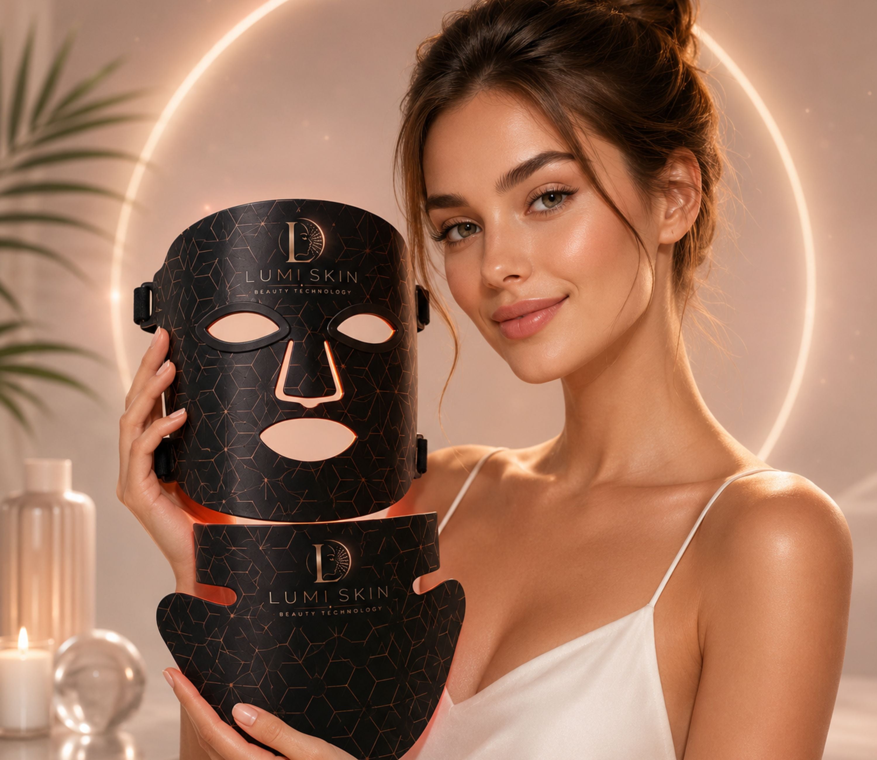 LumiSkin LED Mask Face With Neck 4 Colors