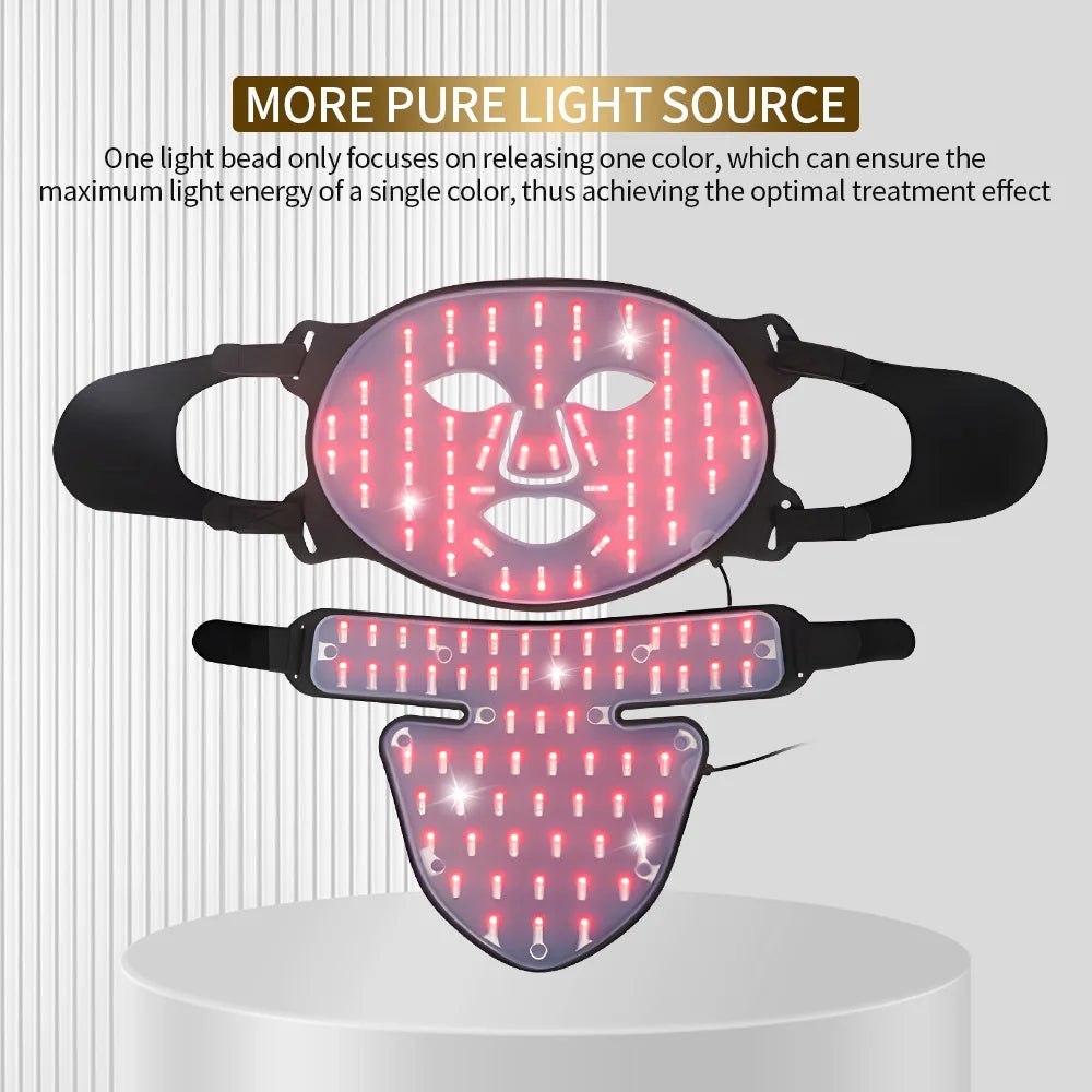 LumiSkin LED Mask Face With Neck 4 Colors